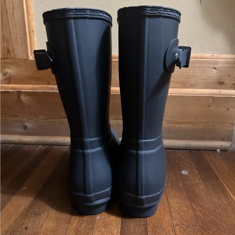 Womens hunter boots black size 10 brand new